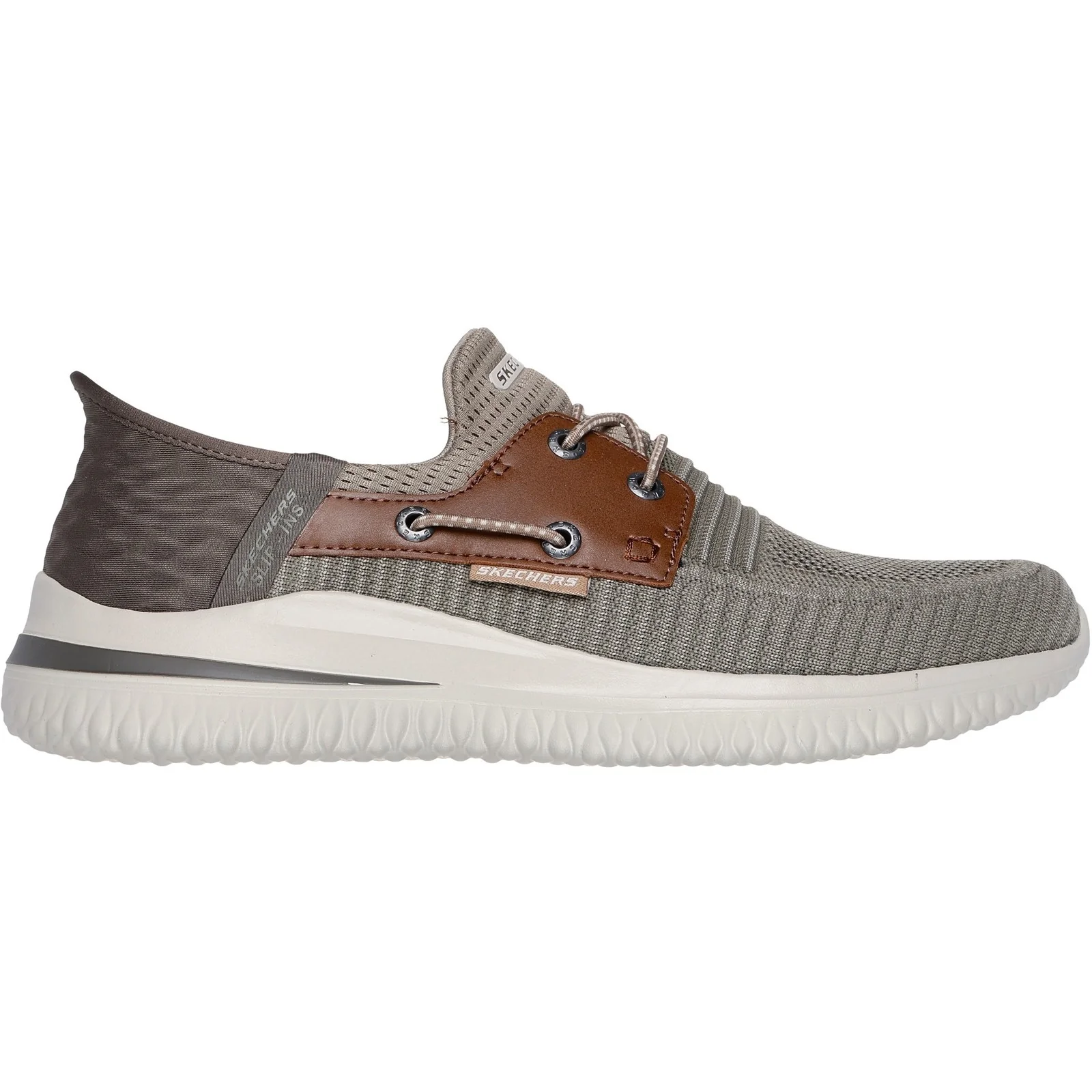 Men's Wide Fit Skechers 210606 Slip-ins Delson 3.0 Roth Trainers - Image 8