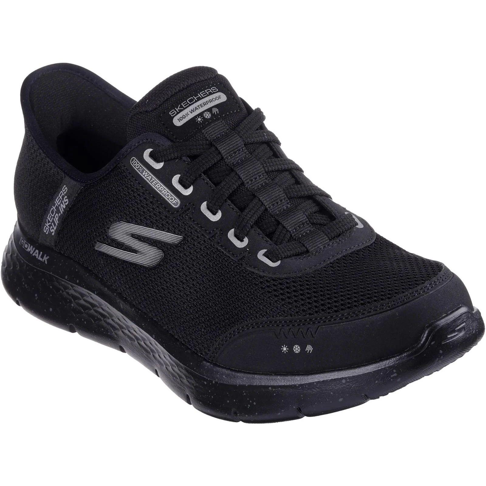 Men's Wide Fit Skechers 216330 Slip-ins Go Walk Flex 100% Waterproof Trainers - Image 3