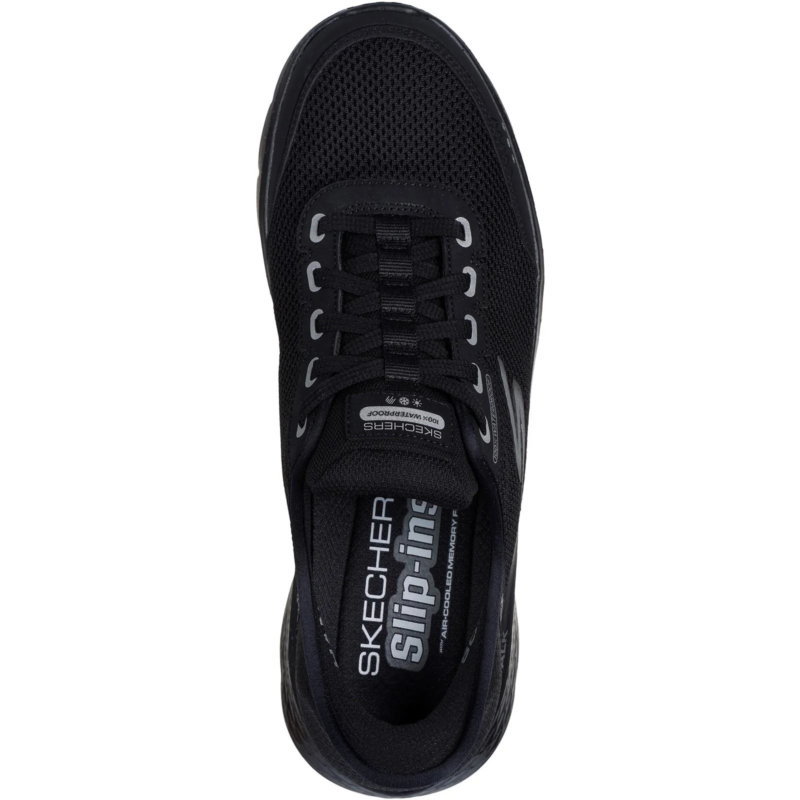 Men's Wide Fit Skechers 216330 Slip-ins Go Walk Flex 100% Waterproof Trainers - Image 4