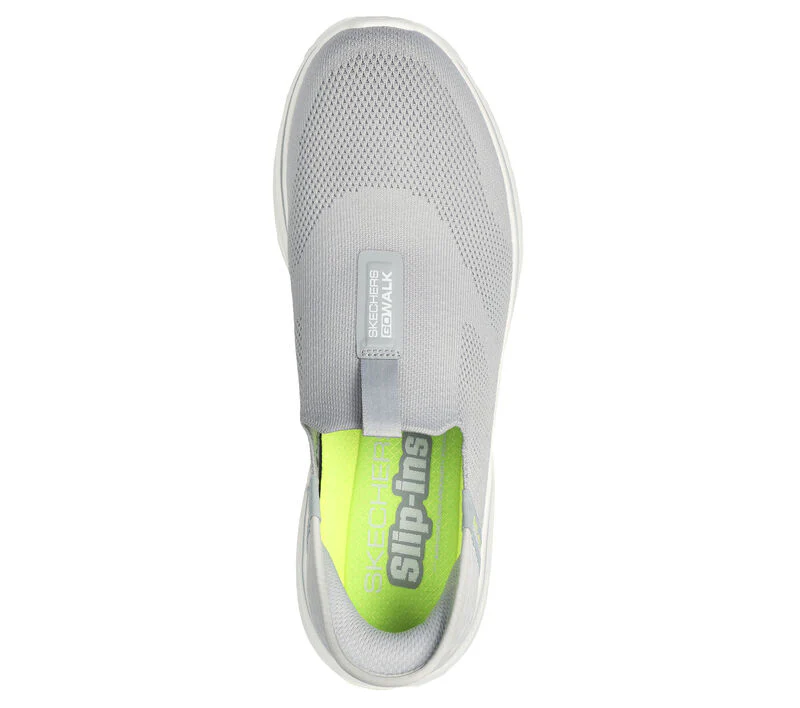 Men's Wide Fit Skechers 216641 Slip-ins Go Walk 7 Easy On 2 Trainers - Image 17