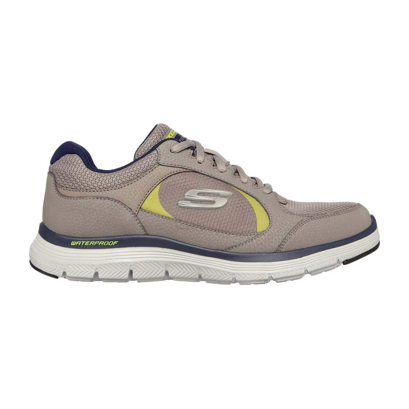 Mens Wide Fit Skechers 232222 Waterproof Luxury Flex Advantage 4.0 Walking Trainers - Image 3