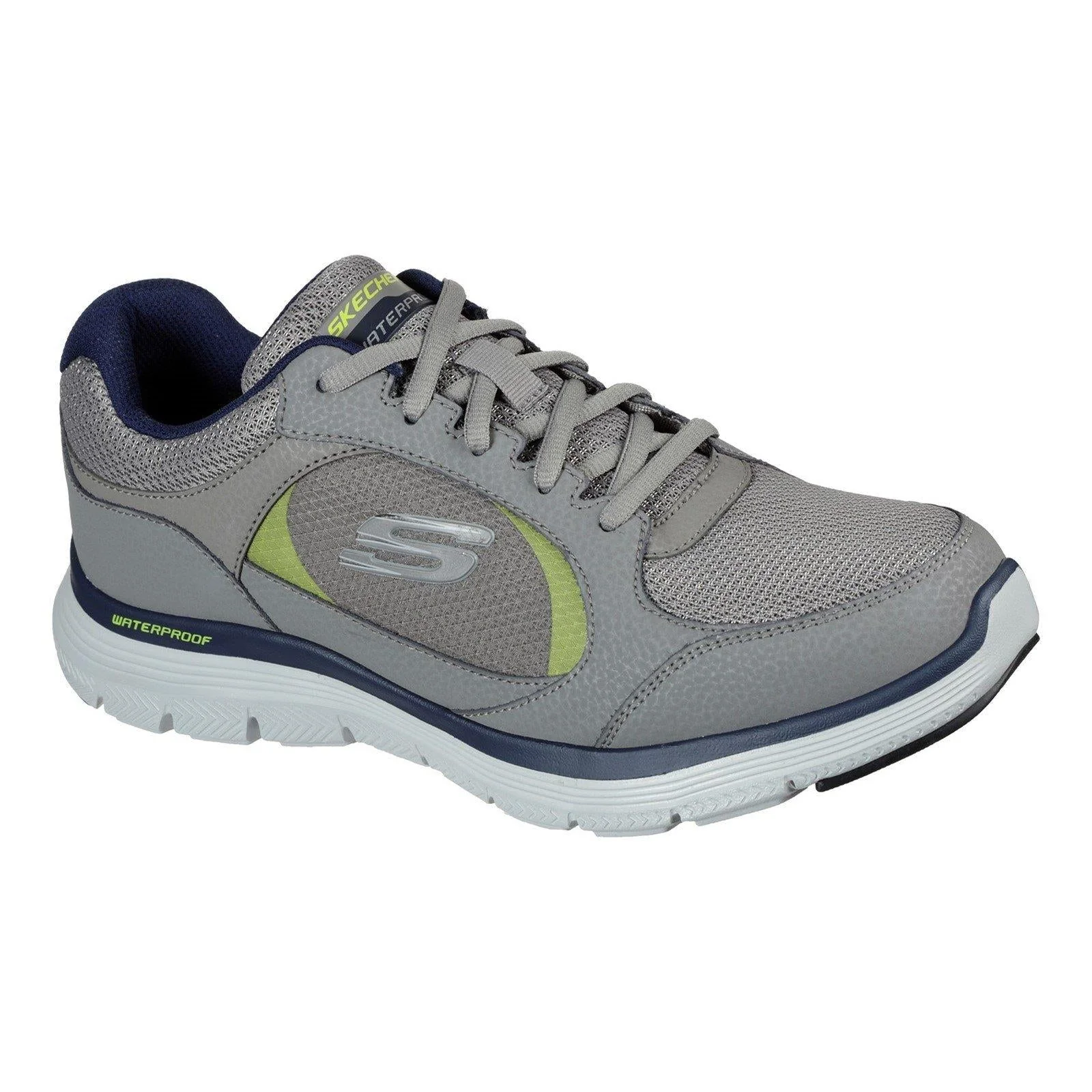 Mens Wide Fit Skechers 232222 Waterproof Luxury Flex Advantage 4.0 Walking Trainers - Image 4