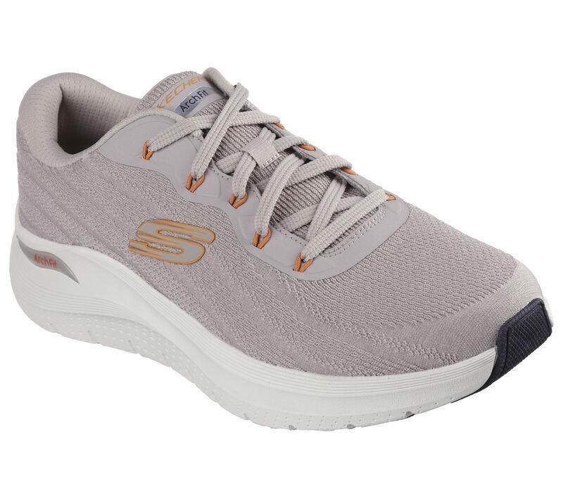 Men's Wide Fit Skechers 232701 Arch Fit 2.0 Road Wave Walking Trainers - Image 3