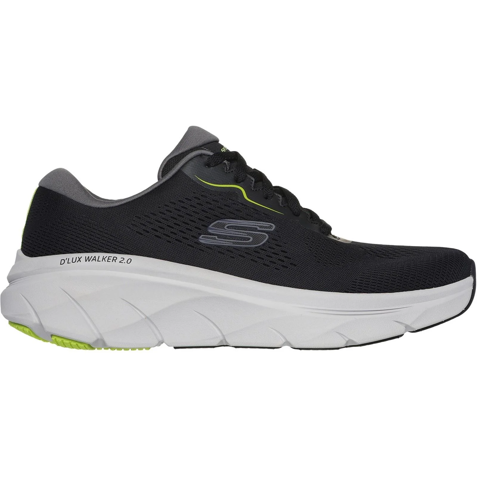 Men's Wide Fit Skechers 232714 D'lux Walker 2.0 Swave Trainers - Image 2