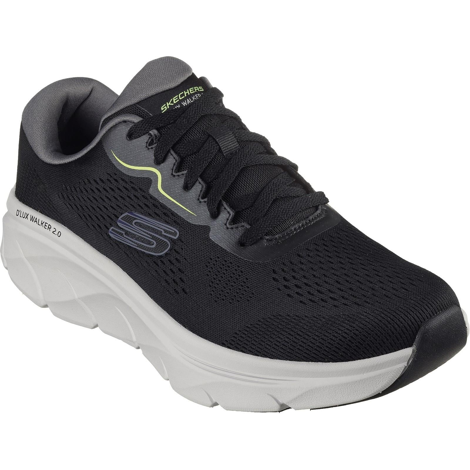 Men's Wide Fit Skechers 232714 D'lux Walker 2.0 Swave Trainers - Image 3