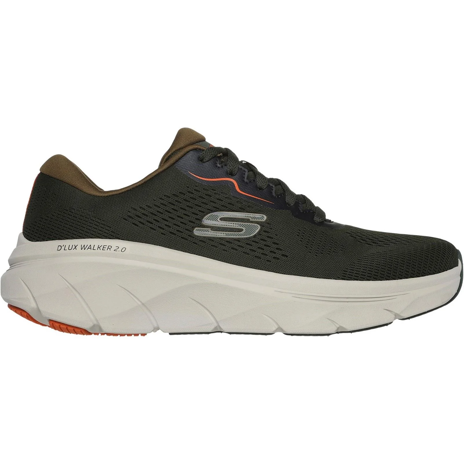 Men's Wide Fit Skechers 232714 D'lux Walker 2.0 Swave Trainers - Image 6