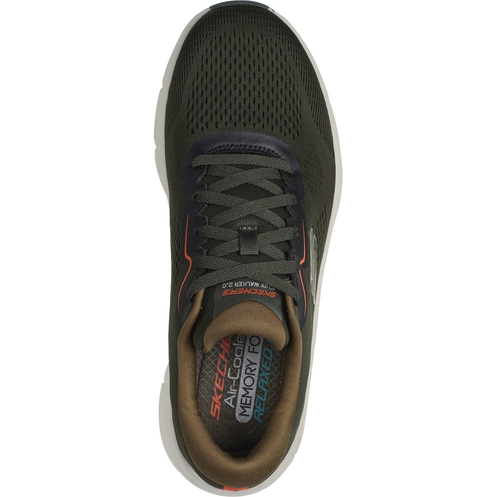 Men's Wide Fit Skechers 232714 D'lux Walker 2.0 Swave Trainers - Image 8