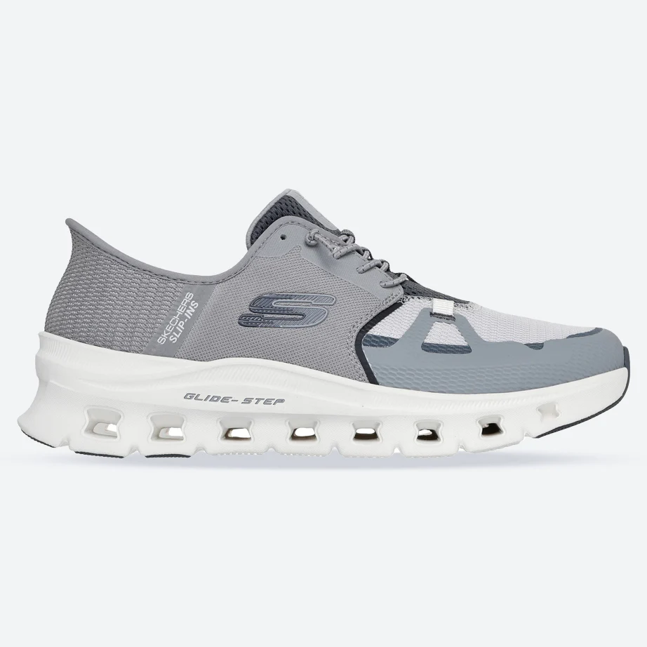 Men's Wide Fit Skechers 232930W Slip-ins Glide Step Pro Trainers