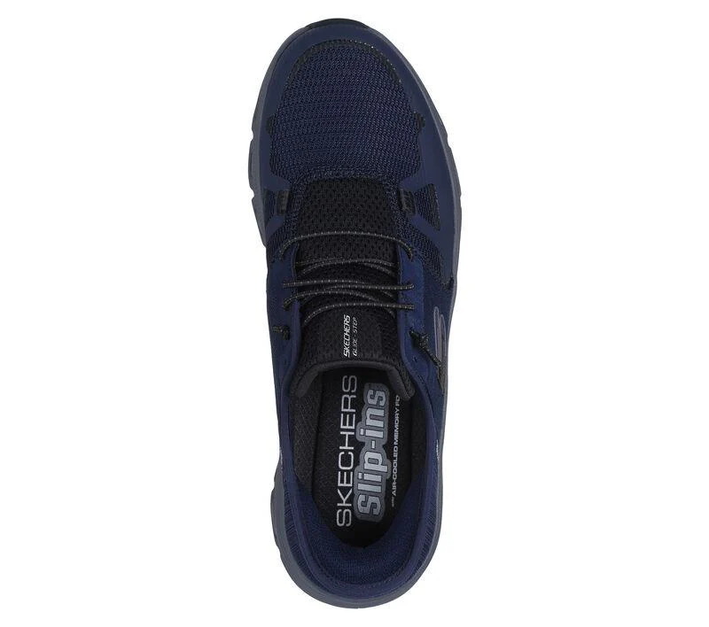 Men's Wide Fit Skechers 232930W Slip-ins Glide Step Pro Trainers - Image 11