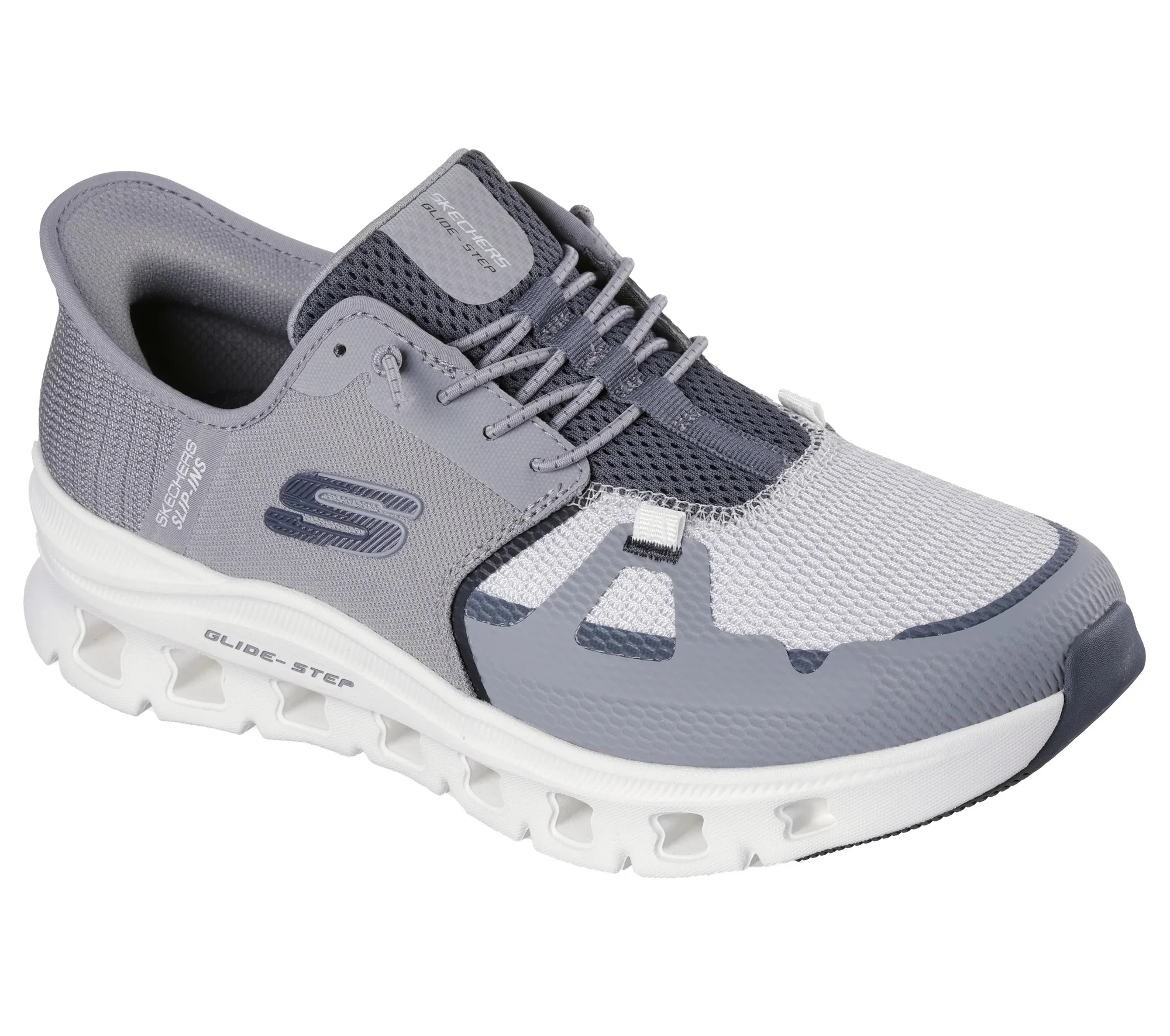 Men's Wide Fit Skechers 232930W Slip-ins Glide Step Pro Trainers - Image 3
