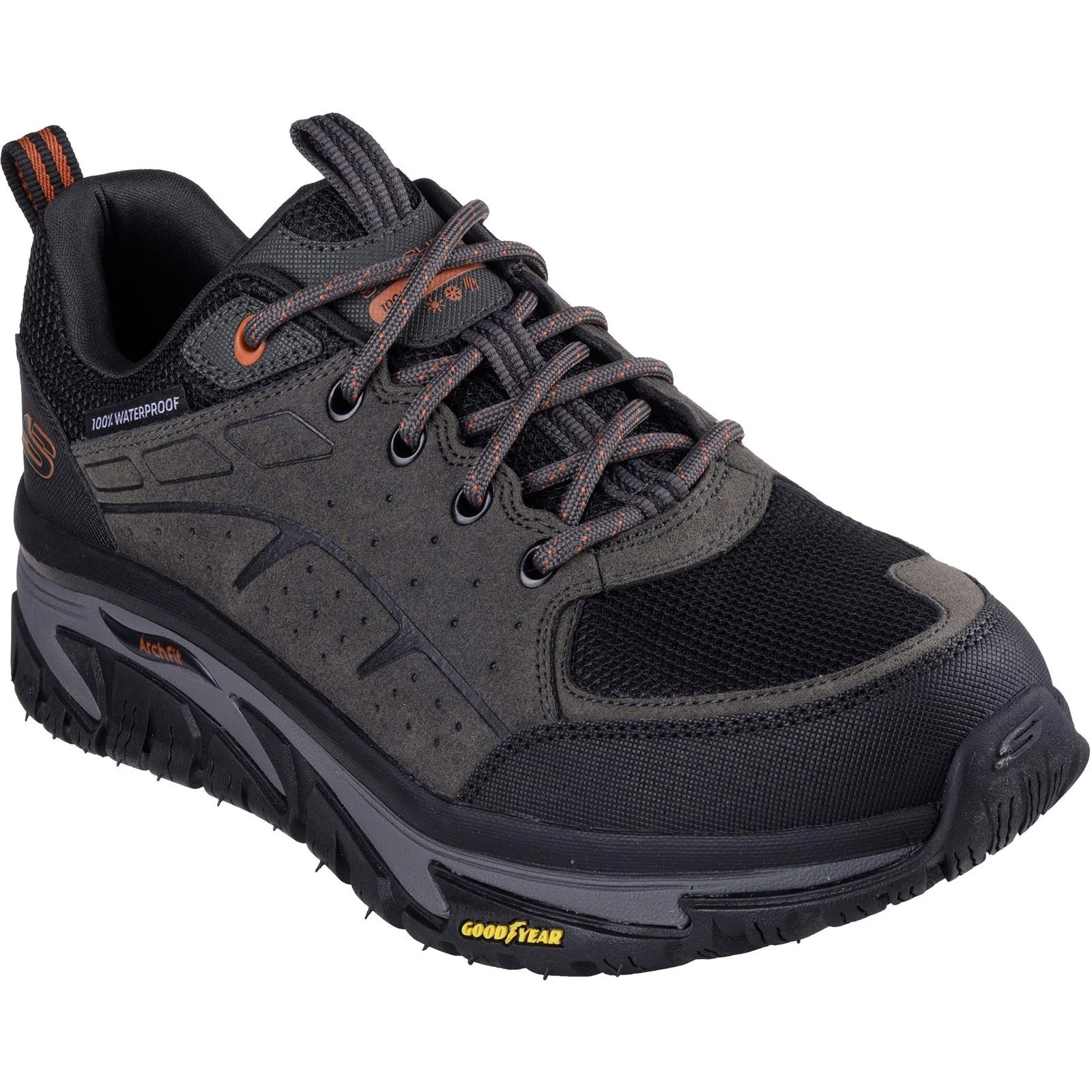 Men's Wide Fit Skechers 237488 Arch Fit Road Walker Vernal Trainers - Image 3