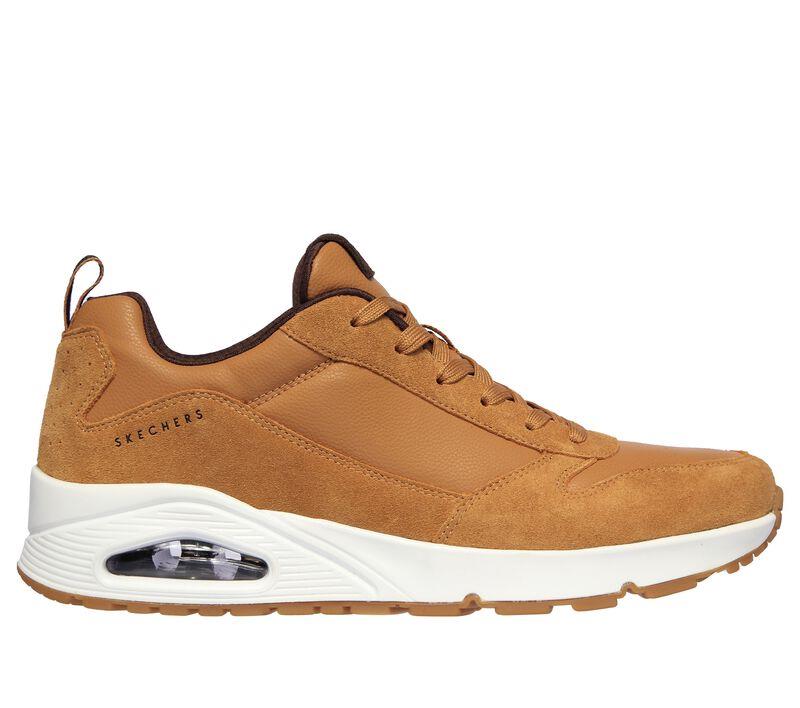 Men's Wide Fit Skechers 52468 Uno Stacre Relaxed Fit Trainers - Image 2