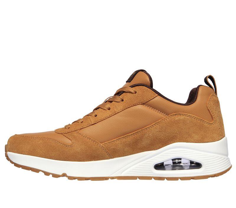 Men's Wide Fit Skechers 52468 Uno Stacre Relaxed Fit Trainers - Image 4