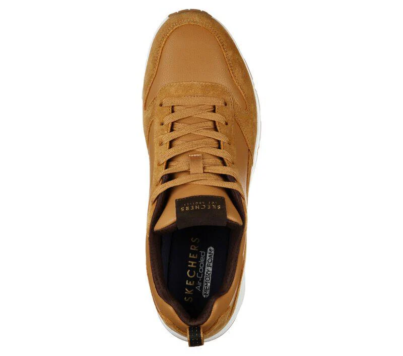 Men's Wide Fit Skechers 52468 Uno Stacre Relaxed Fit Trainers - Image 5