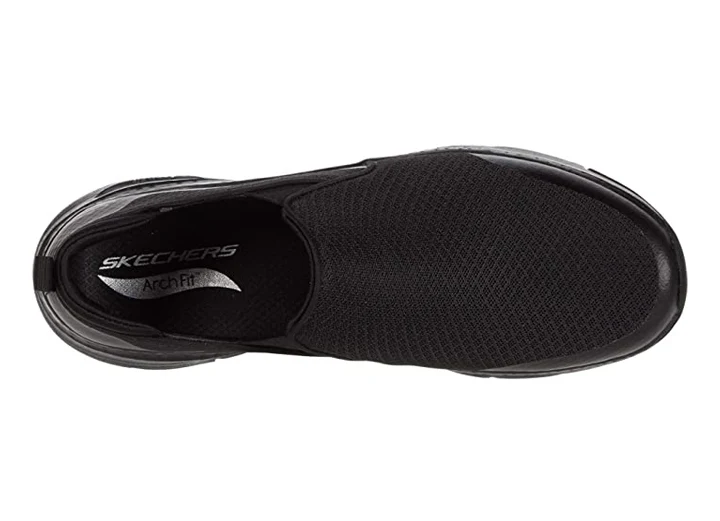 Mens Wide Fit Skechers Arch Fit Banlin Shoes - Image 6