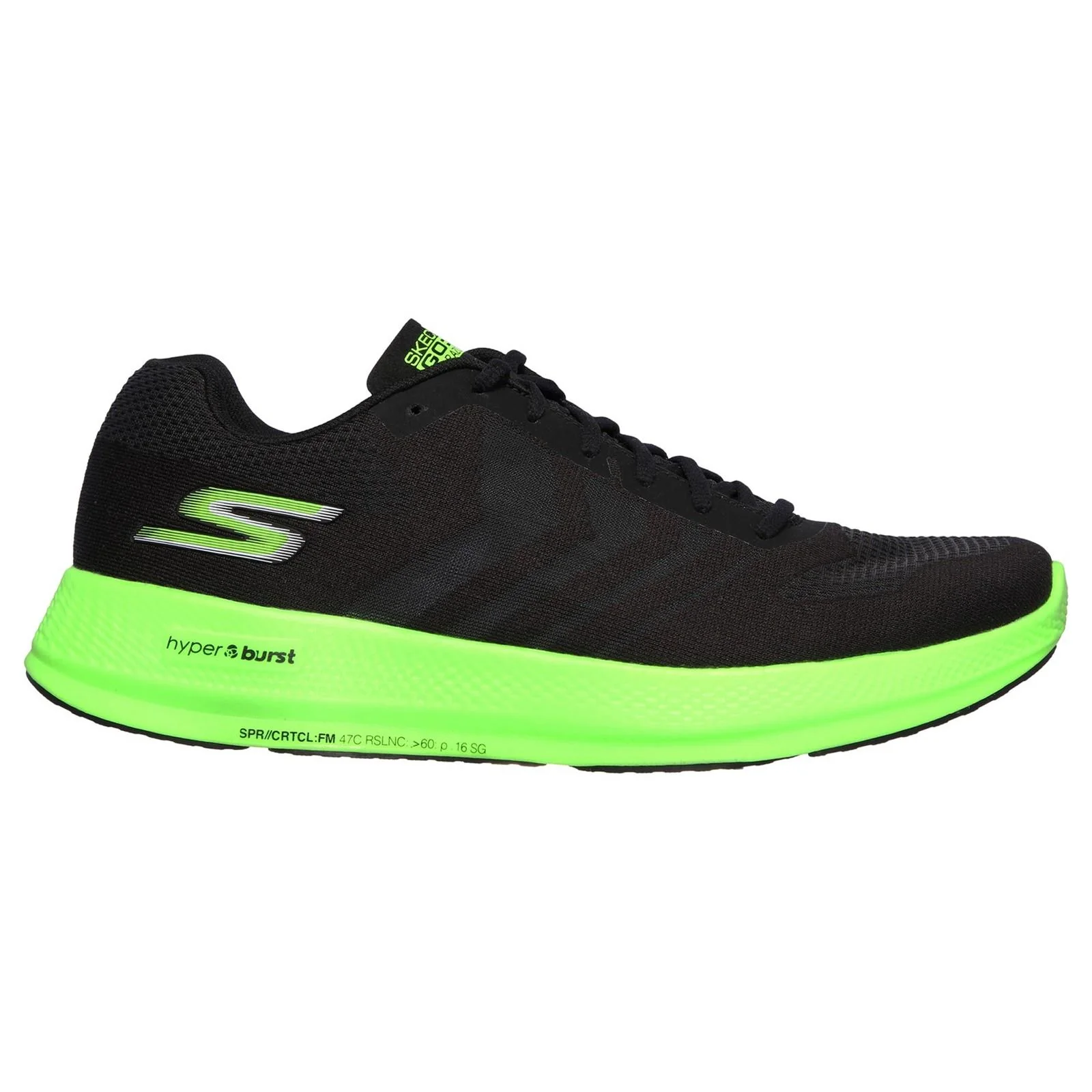Men's Wide Fit Skechers Go Run Razor + Razor + Sports Trainers - Image 2