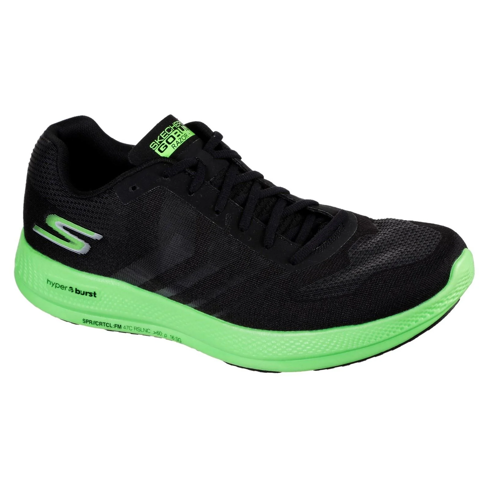 Men's Wide Fit Skechers Go Run Razor + Razor + Sports Trainers - Image 3