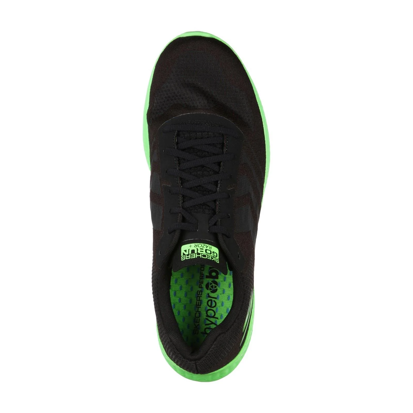 Men's Wide Fit Skechers Go Run Razor + Razor + Sports Trainers - Image 5