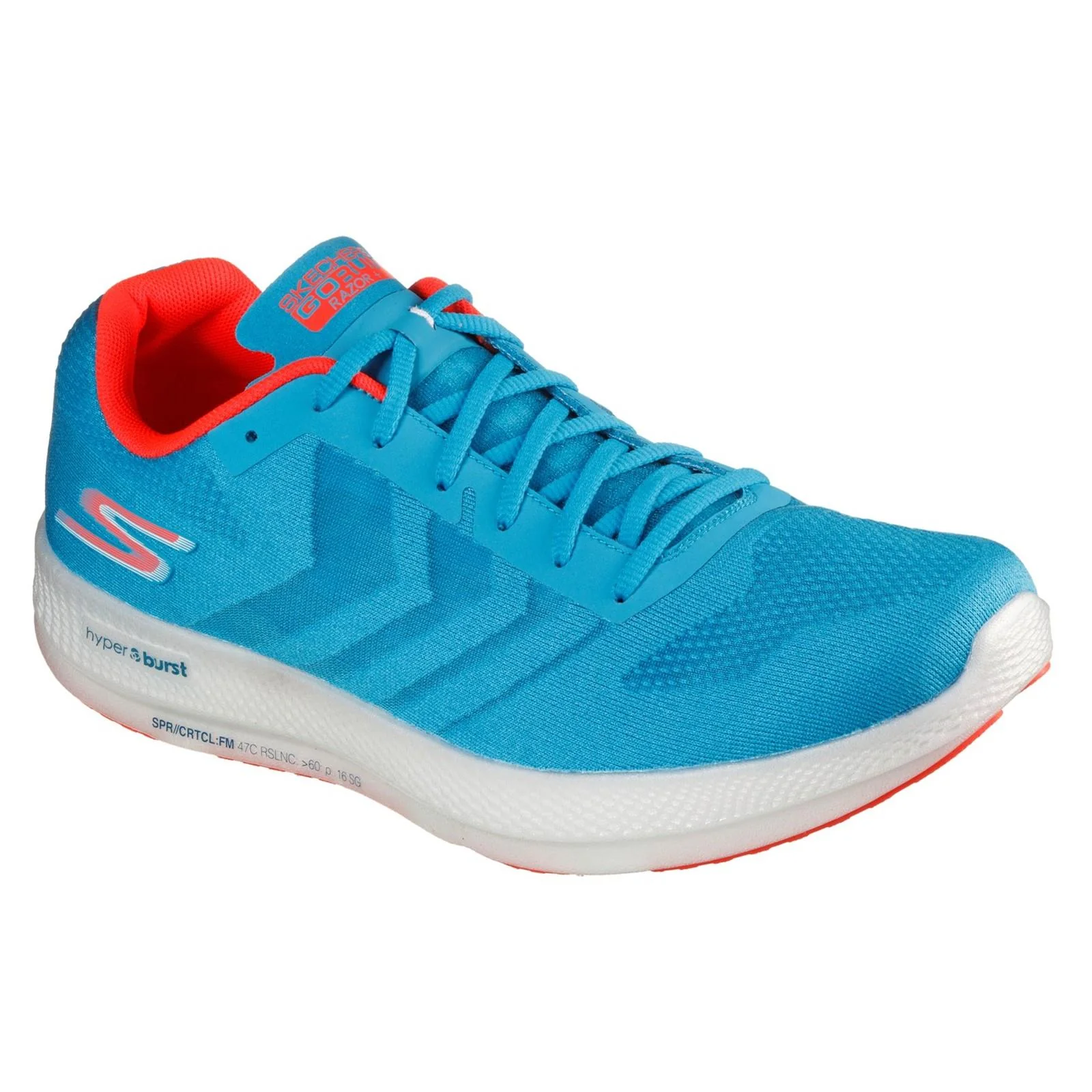 Men's Wide Fit Skechers Go Run Razor + Razor + Sports Trainers - Image 8