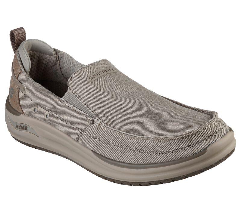 Men's Wide Fit Skechers Melo - Port Bow 204605 Arch Fit Trainers - Image 3