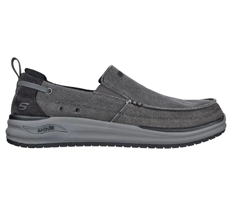 Men's Wide Fit Skechers Melo - Port Bow 204605 Arch Fit Trainers - Image 8
