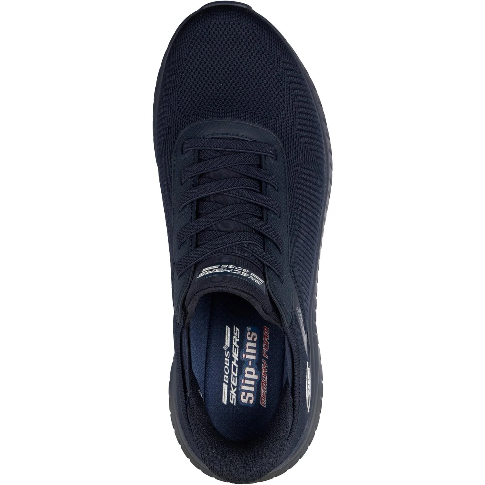 Men's Wide Fit Skechers Slip-ins 118312 Bobs Sport Squad Chaos Solid Step Trainers - Image 5