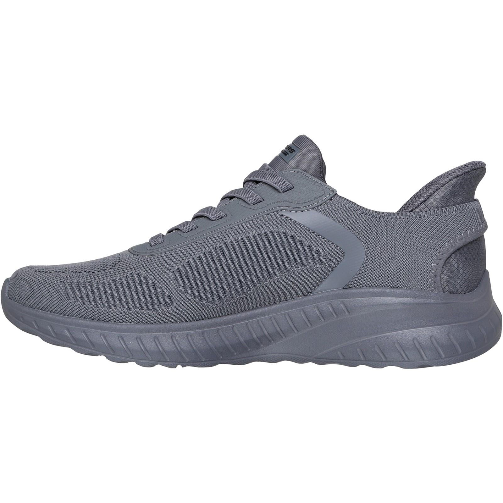 Men's Wide Fit Skechers Slip-ins 118312 Bobs Sport Squad Chaos Solid Step Trainers - Image 9