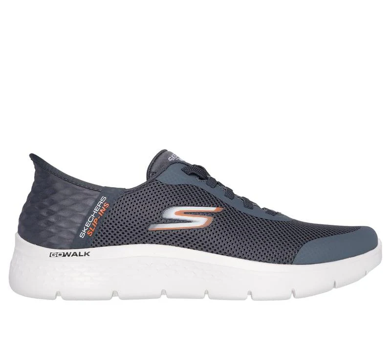 Men's Wide Fit Skechers Slip-ins 216324WW Go Walk Flex Trainers - Image 2