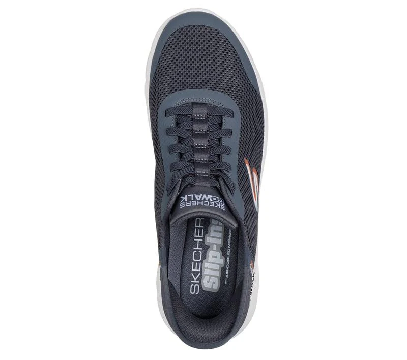 Men's Wide Fit Skechers Slip-ins 216324WW Go Walk Flex Trainers - Image 5