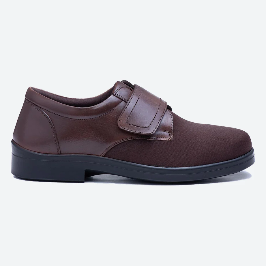 Mens Wide Fit Tredd Well Benjamin Velcro Soft Stretch Shoes - Image 11