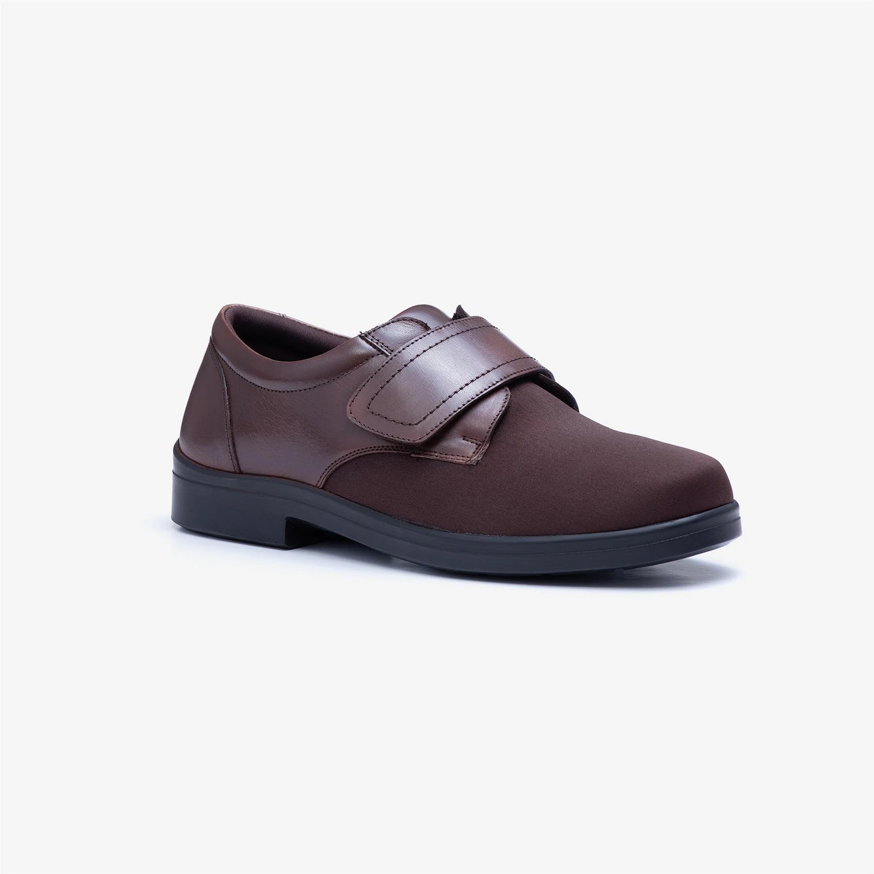 Mens Wide Fit Tredd Well Benjamin Velcro Soft Stretch Shoes - Image 13