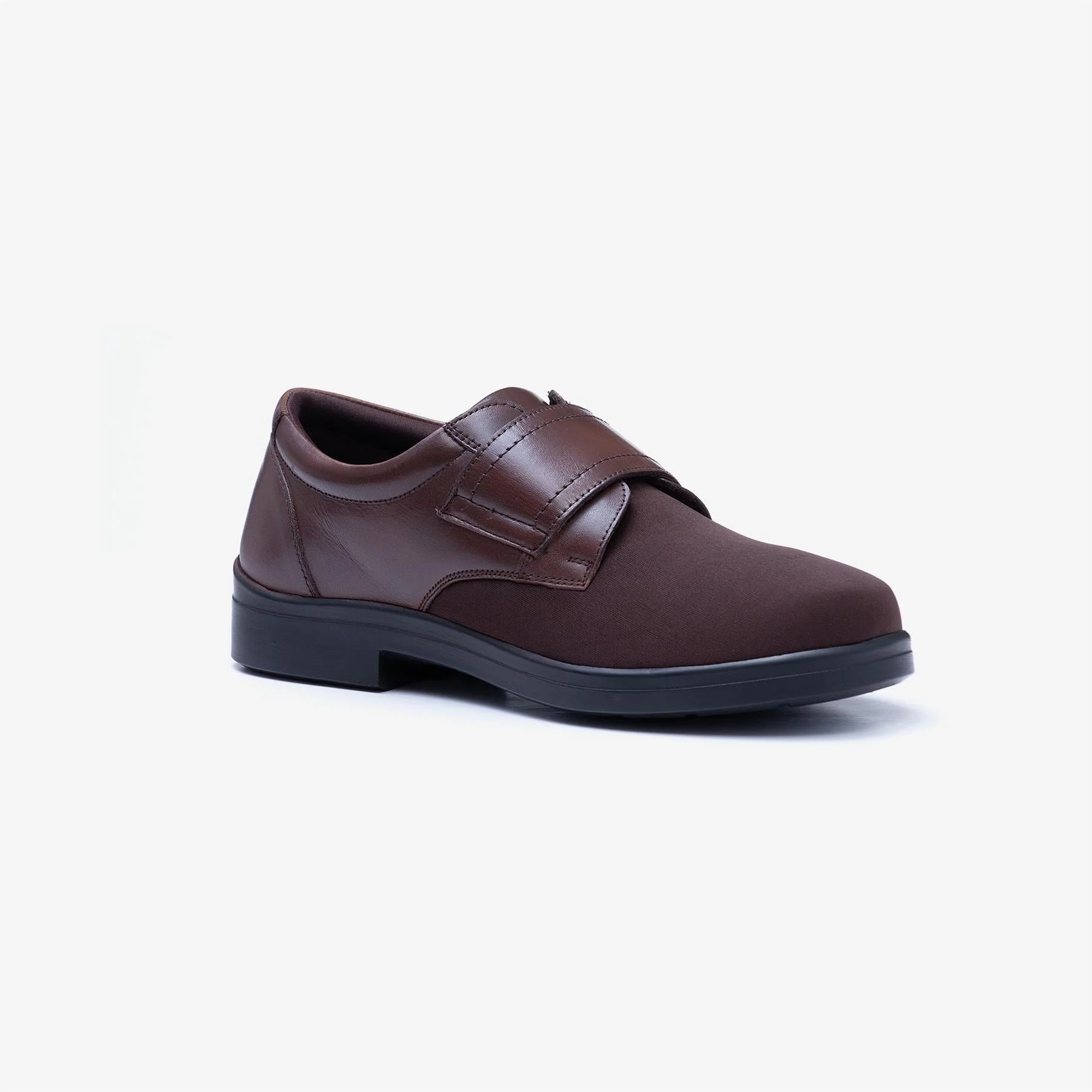 Mens Wide Fit Tredd Well Benjamin Velcro Soft Stretch Shoes - Image 14