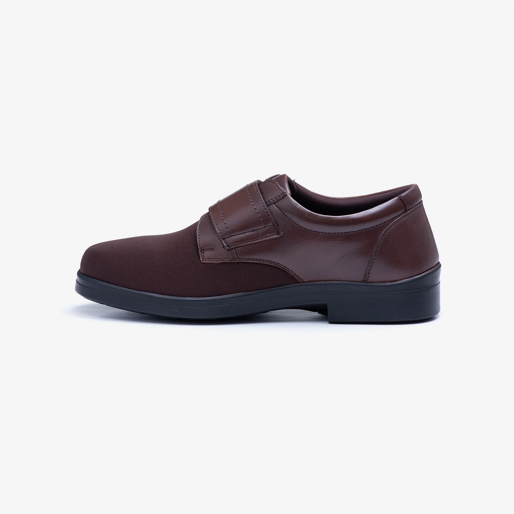 Mens Wide Fit Tredd Well Benjamin Velcro Soft Stretch Shoes - Image 15