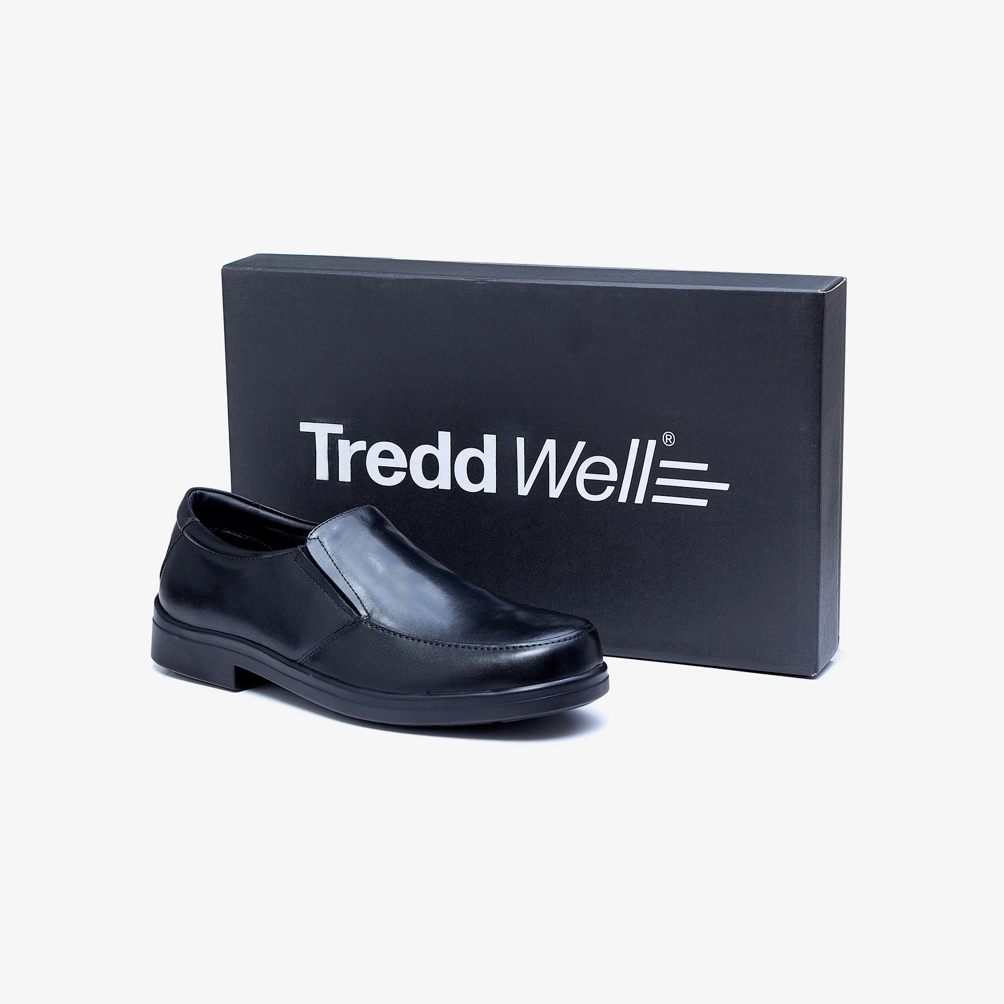 Mens Wide Fit Tredd Well Camelot Shoes - Image 10