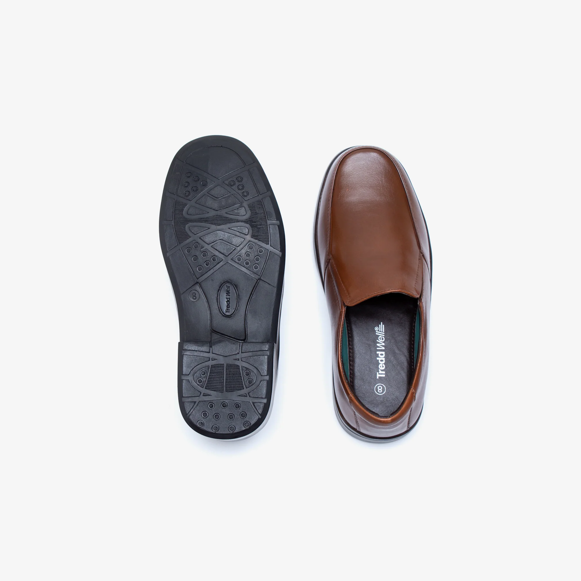 Mens Wide Fit Tredd Well Camelot Shoes - Image 19