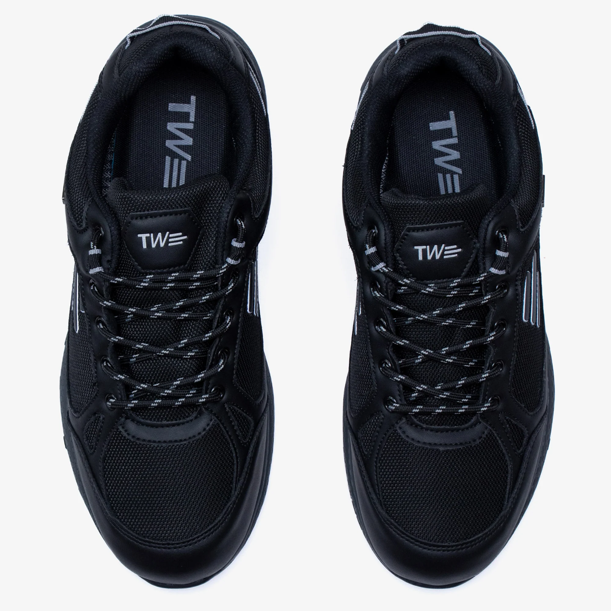Men's Wide Fit Tredd Well Cloud Walk Trainers - Black - Image 8