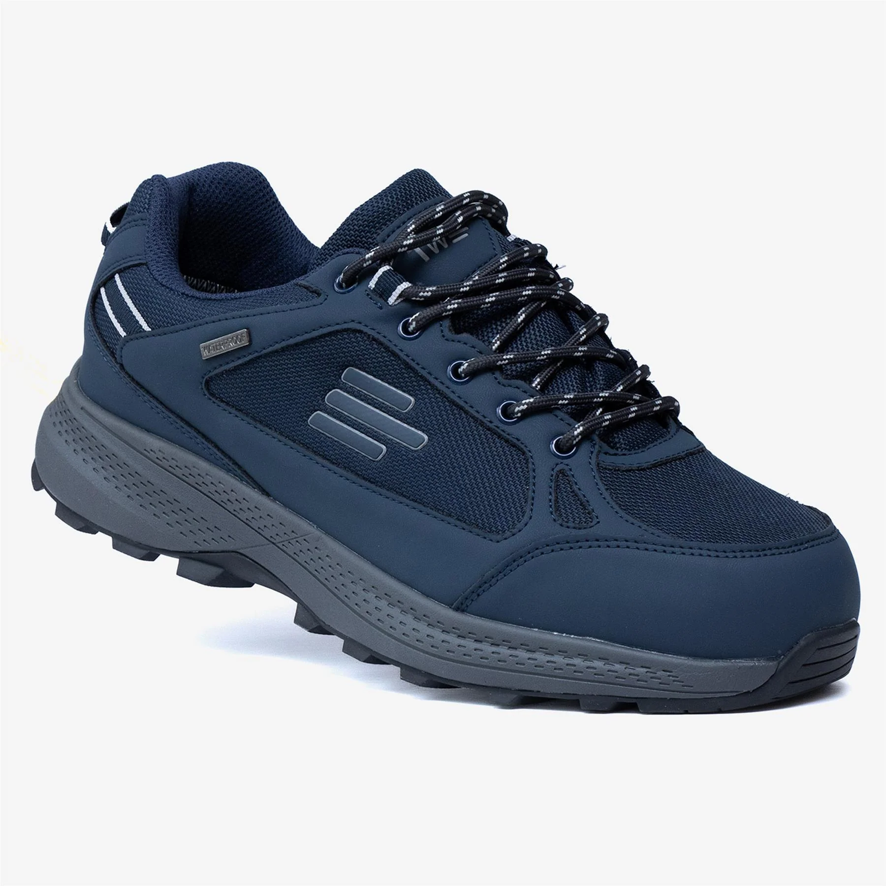 Men's Wide Fit Tredd Well Cloud Walk Trainers - Navy - Image 3