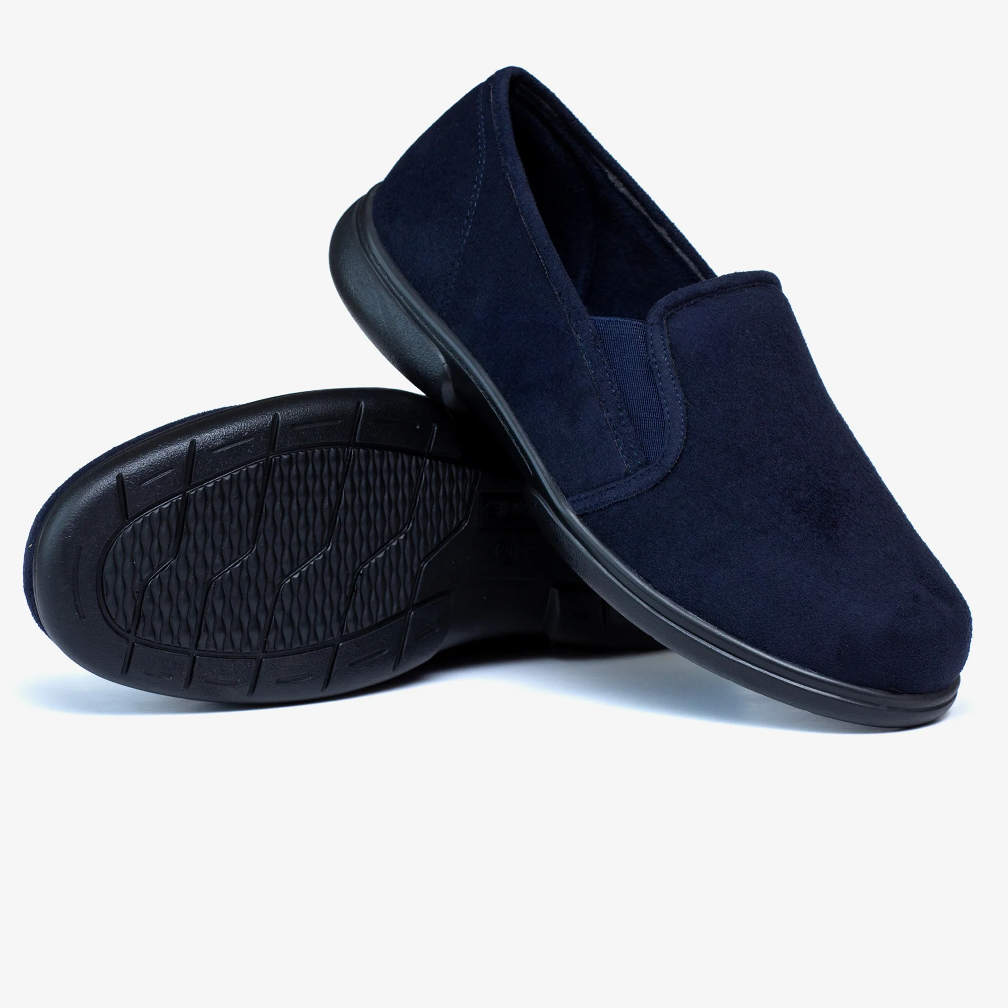 Mens Wide Fit Tredd Well Seth Slip On Slippers - Image 13