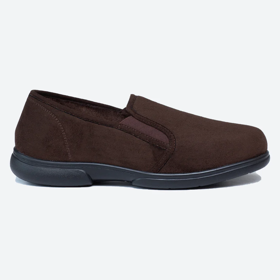 Mens Wide Fit Tredd Well Seth Slip On Slippers - Image 14