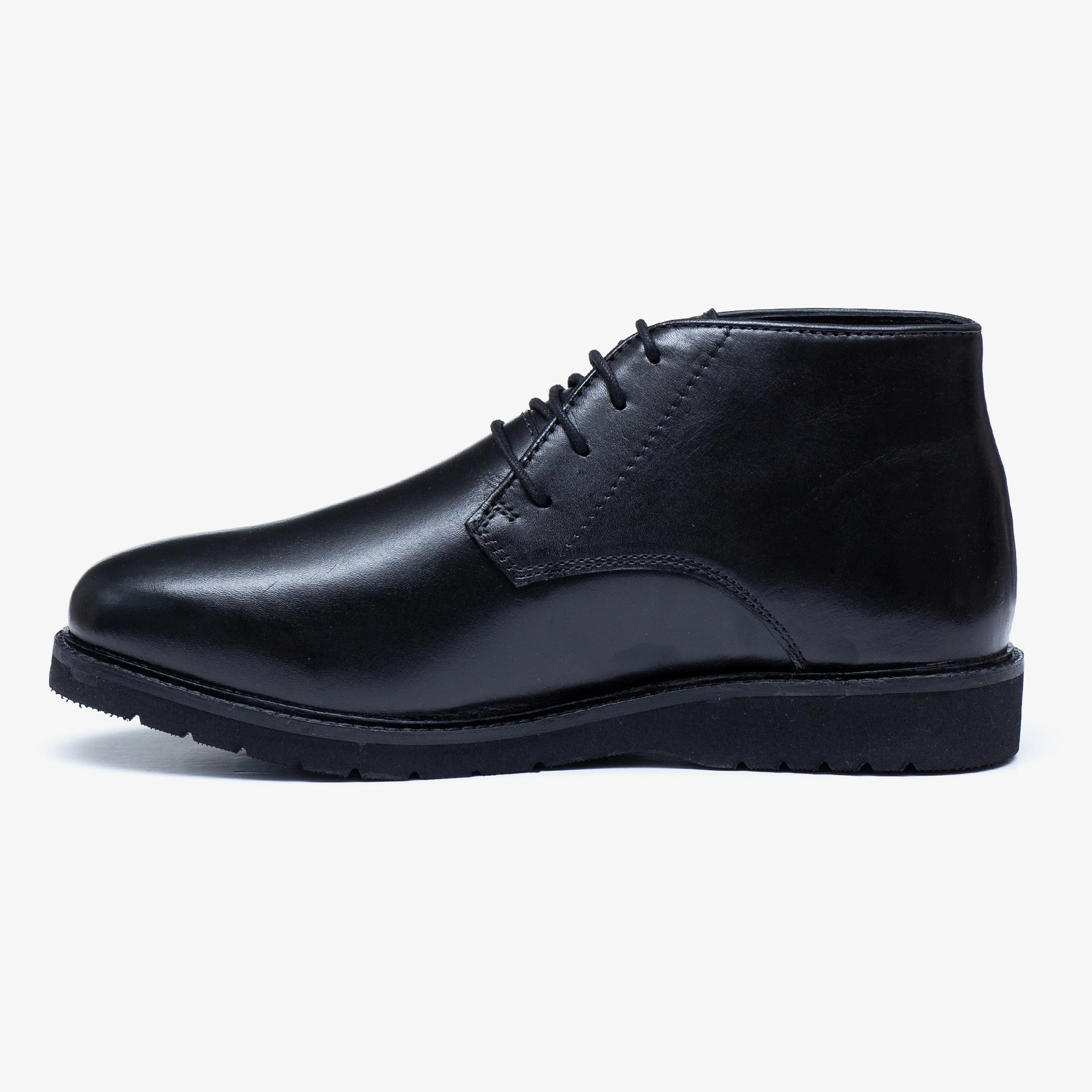 Men's Wide Fit Tredd Well William 22757 Leather Dress Boots - Black - Image 4
