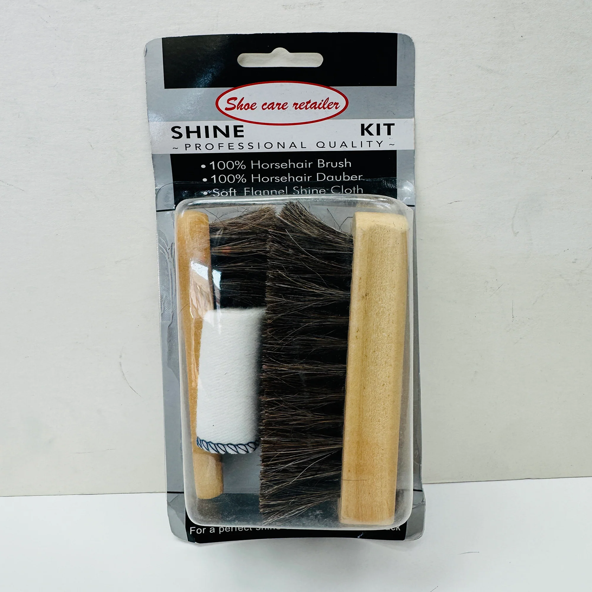 Wide Fit Shoe Shine Brush Kit - Image 2
