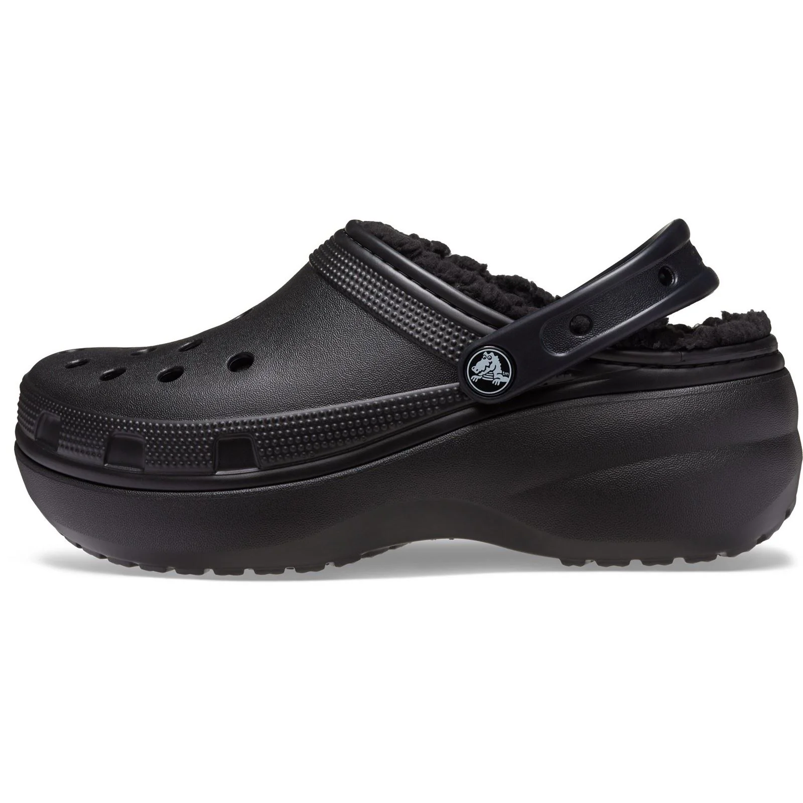 Women's Crocs 207938 Classic Platform Lined Clog Sandals - Image 4