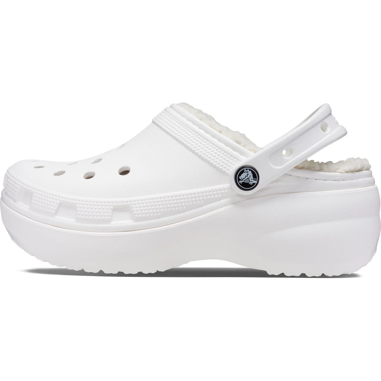 Women's Crocs 207938 Classic Platform Lined Clog Sandals - Image 9