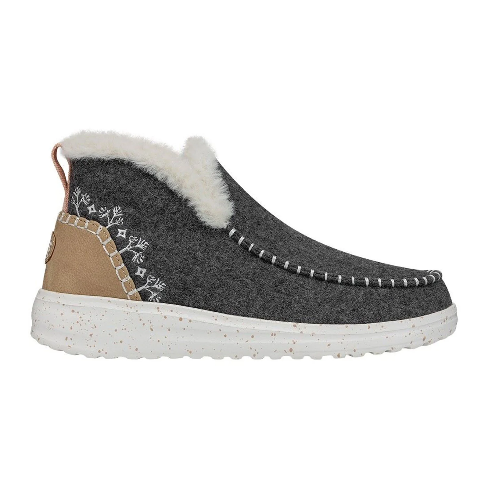 Women's Heydude 40208 Denny Wool Faux Shearling Ankle Boots - Image 2