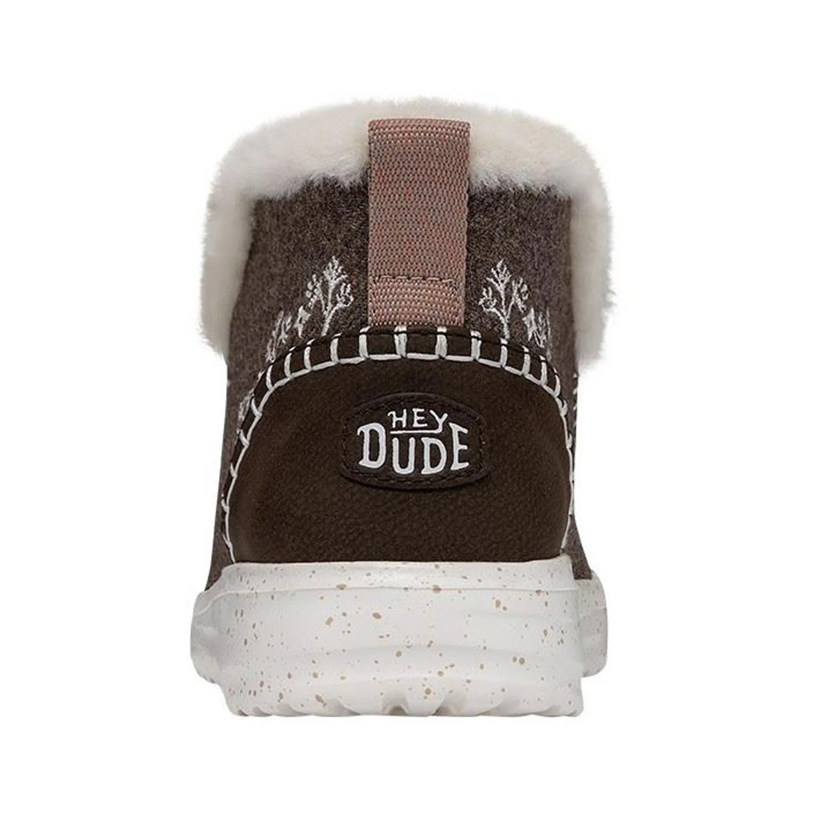 Women's Heydude 40208 Denny Wool Faux Shearling Ankle Boots - Walnut - Image 4