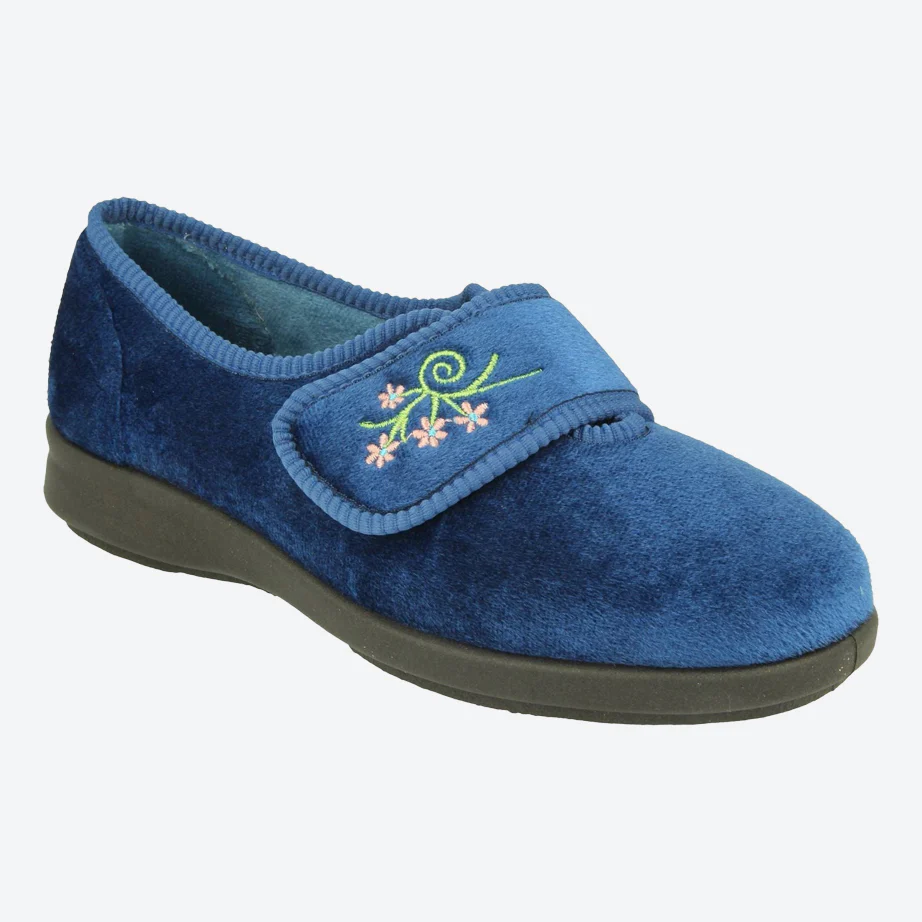 Womens Wide Fit DB Caroline 2 Slippers - Image 5