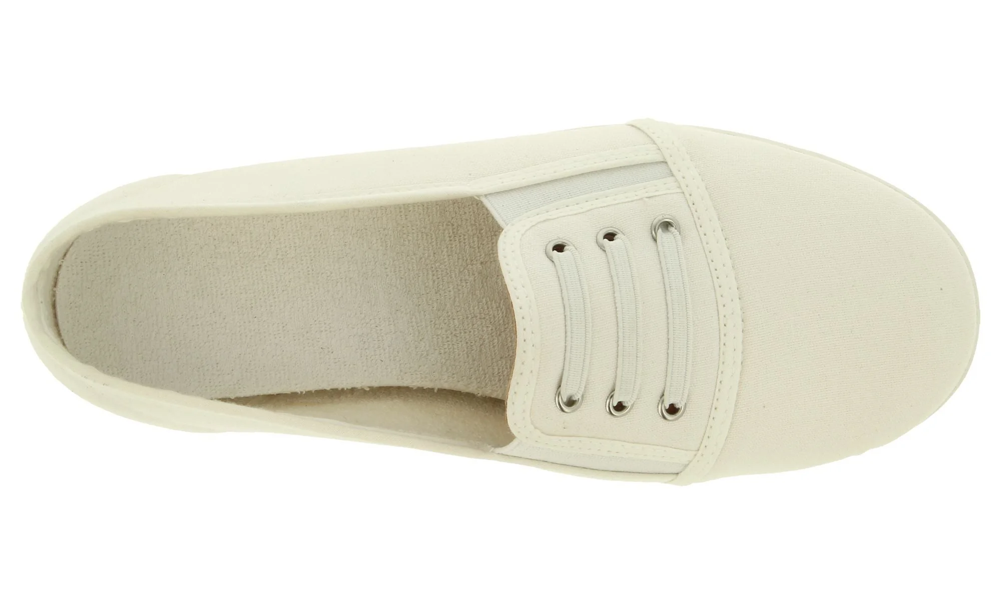 Womens Wide Fit DB Coup Canvas - Image 13