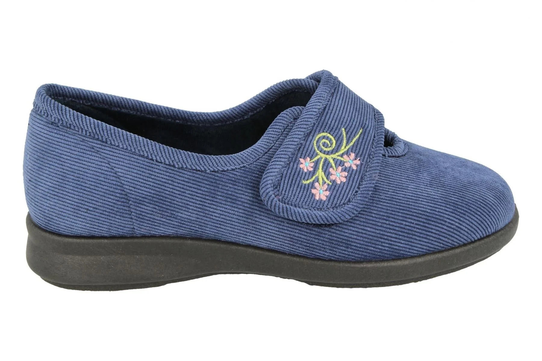 Womens Wide Fit DB Dallas Slippers - Image 2