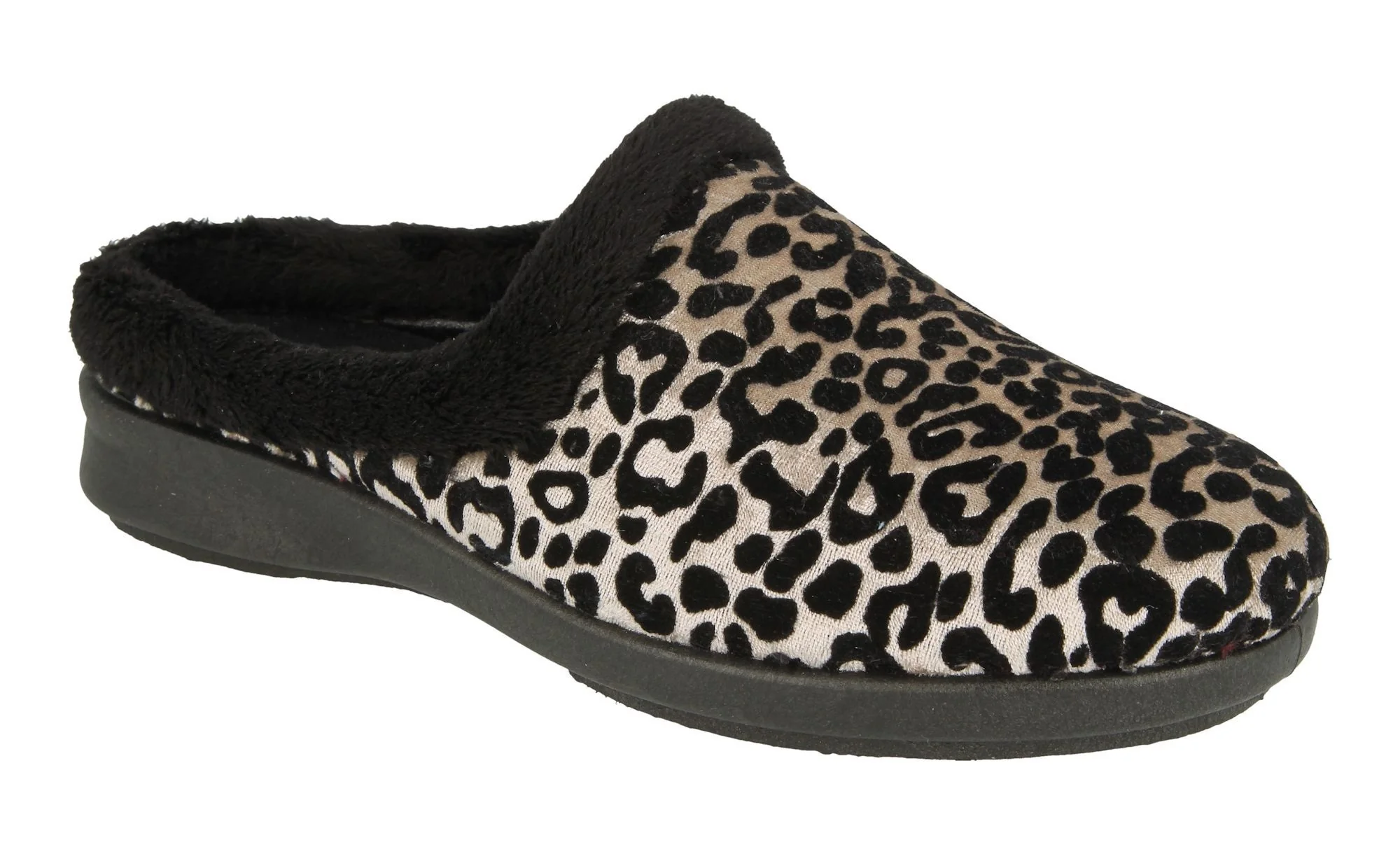 Womens Wide Fit DB Elveden Mule Slippers - Image 3