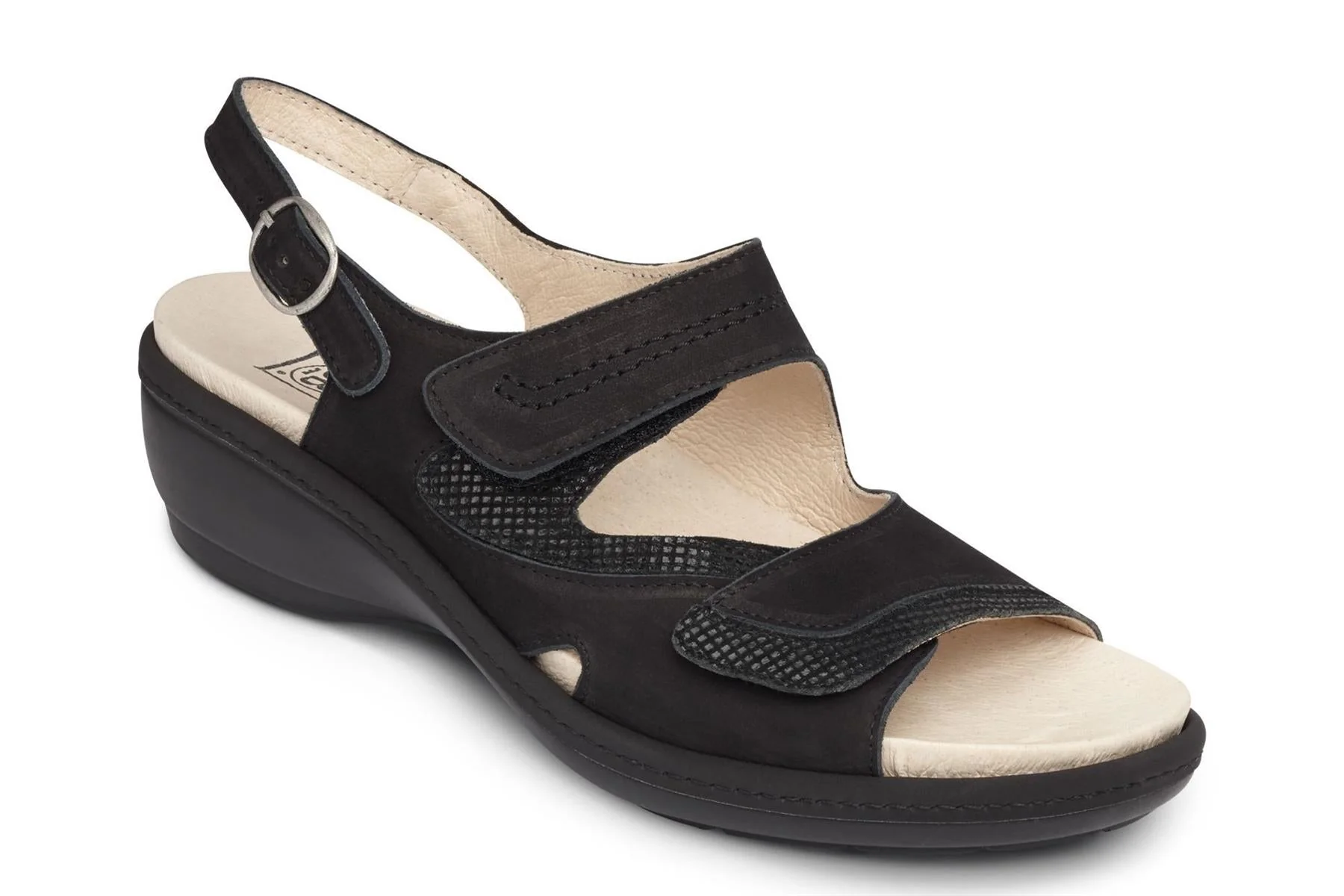 Womens Wide Fit DB Georgina Sandals - Image 3